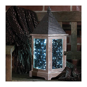 Lichterkette, 600 LEDs, kaltweiß, 15 m, Innen und Außen, lange Lebensdauer