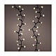 Catena di luci lunga durata 600 LED 15 m int est bianco caldo s1