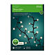 Catena di luci lunga durata 600 LED 15 m int est bianco caldo s4
