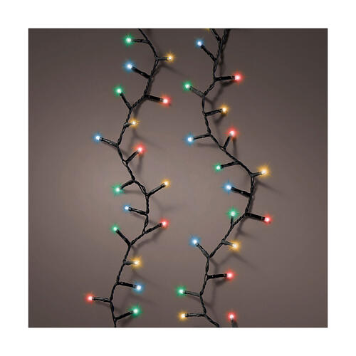 Catena di luci multicolore lunga durata 600 LED 14,9 metri int est 1