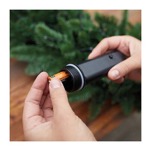 Catena di luci multicolore lunga durata 600 LED 14,9 metri int est 4