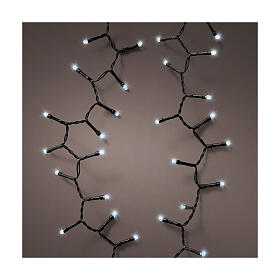 Corrente luminosa 192 LEDs branco frio 4,7 m longa duração interior exterior