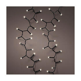 Corrente de luzes branco quente 192 LEDs interior/exterior 4,7 m de longa duração