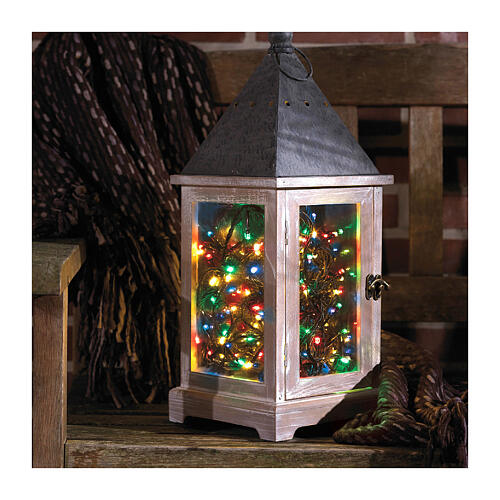 Catena di luci 192 LED multicolore 4,7 m int est lunga durata 2