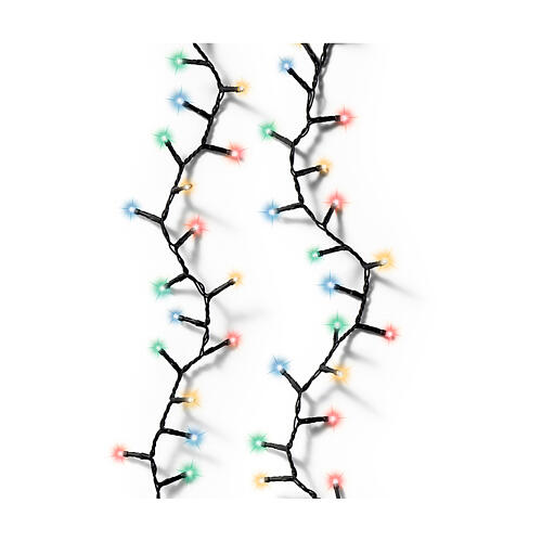 Catena di luci 192 LED multicolore 4,7 m int est lunga durata 3