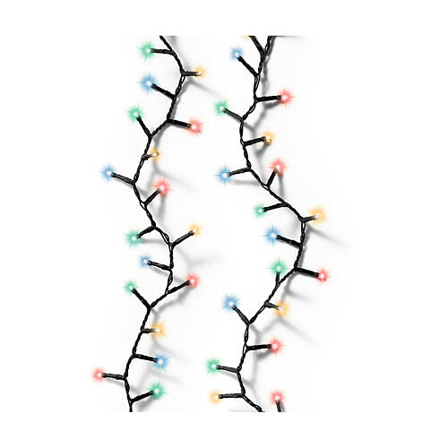 Łańcuch świetlny LED wielokolorowe lampki choinkowe, dł. 4,7 m, na zewnątrz i do wnętrz, długi czas działania 3