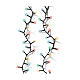 Christmas string lights 192 multicolor LEDs 4.7 m long lasting s3