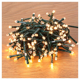 Long lasting Christmas lights with 200 warm white LEDs, 16 ft, indoor/outdoor