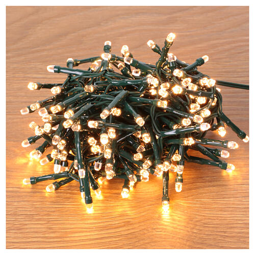 Long lasting Christmas lights with 200 warm white LEDs, 16 ft, indoor/outdoor 2