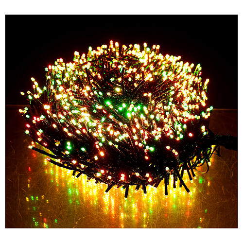 Cadena luminosa navideña multicolor 1520 led int - ext 15 metros 2