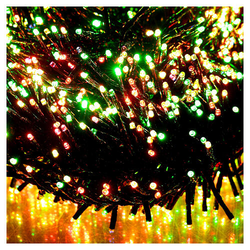 Cadena luminosa navideña multicolor 1520 led int - ext 15 metros 3
