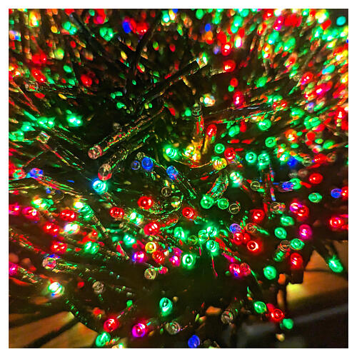 Cadena luminosa navideña multicolor 1520 led int - ext 15 metros 4