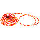 Tubo luci Natale Candy bianco e rosso 200 LED bianco caldo 10 m s2