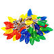 Cadena luces de Navidad 50 bombillas LED coloridas para interior 4,9 m s2