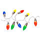 Cadena luces de Navidad 50 bombillas LED coloridas para interior 4,9 m s4