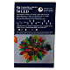 Cadena luces de Navidad 50 bombillas LED coloridas para interior 4,9 m s7