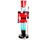 Holographic nutcracker with 80 super nanoLEDs, 40 in Christmas decoration s5