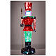 Cascanueces holográfico 100 cm 80 super nanoled decoración navideña s1