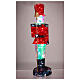 Cascanueces holográfico 100 cm 80 super nanoled decoración navideña s4