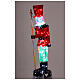 Holographic nutcracker, Christmas decoration with 70 super nanoLEDs for indoor use, 24 in s2