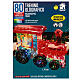 Train de Noël holographique 25 cm 80 LEDs multicolores intérieur s7
