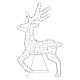 2D Christmas reindeer with tripod, 35x22 in, 100 LEDs s5