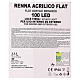 Renna Natalizia 2D luminosa con cavalletto 90x55 cm 100 LED s6
