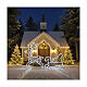 Renna Natalizia con slitta 2D 136x90 cm 200 LED s2