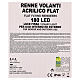 Renna Natalizia con slitta 2D 136x90 cm 200 LED s9