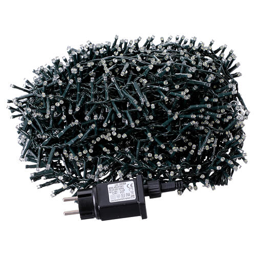 Catena Natalizia bianco freddo 2000 led int-est 40 m 5