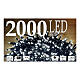Catena Natalizia bianco freddo 2000 led int-est 40 m s4
