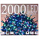 2000 LED multicolor Christmas lights for indoor/outdoor use, 40 m s4