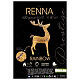Renna 3D Babbo Natale reinbow led bianco caldo 50x20x80 cm s8