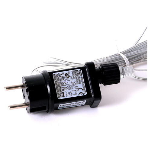 Trójwymiarowy renifer Świętego Mikołaja "Rainbow" -efekt wielokolorowy, 600 diod LED o ciepłej bieli, 50 x 20 x 80 cm, do użytku wewnątrz i na zewnątrz 10