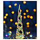 Rainbow Christmas tree, warm white LED, 40x10 in s5