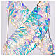 Albero natale rainbow led bianco caldo 100x24 cm s3
