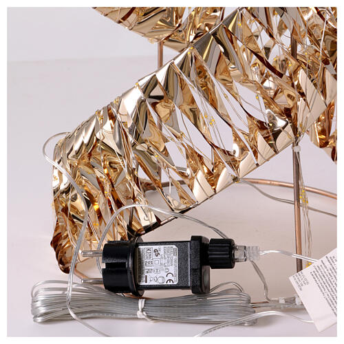 Lichterbaum goldfarben – Höhe 100 cm, 720 LEDs warmweiß, innen und außen 7