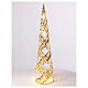 Golden Christmas tree, warm white LEDs, 40x10 in s3