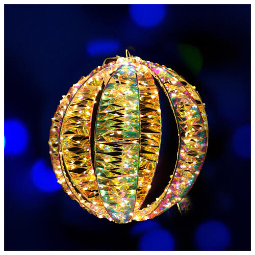 Rainbow ball, 300 warm white LEDs, 12 in 1