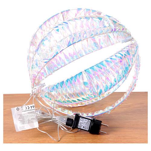 Rainbow ball, 300 warm white LEDs, 12 in 5