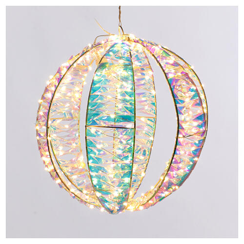 Kula Rainbow 300 LED ciepła biel, 30 cm 3