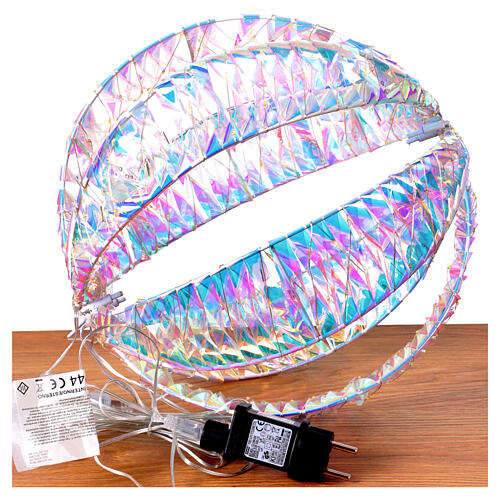 Rainbow ball, 960 LEDs, warm white, 20 in 5