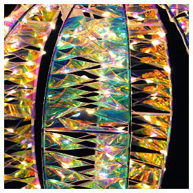 Kula "Rainbow" 960 led biały ciepły, 50 cm