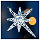 Stella natale 8 punte bianca 90 cm est-int s1