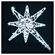 Stella natale 8 punte bianca 90 cm est-int s5