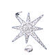 Stella natale 8 punte bianca 90 cm est-int s7