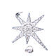 Bicoloured 8-pointed Christmas star, 35 in, indoor/outdoor s7