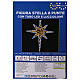 Estrella bicolor Navidad 8 puntas ext-int 90 cm s4
