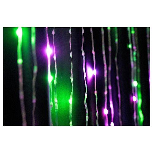 Smart light curtain of 3200 LEDs, 10.5x8 ft, indoor/outdoor 5