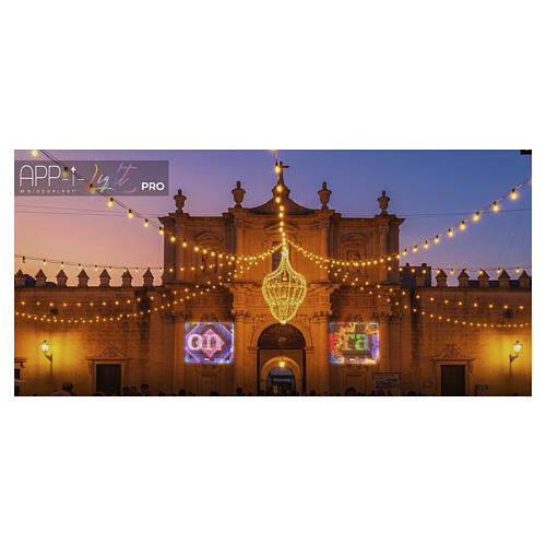 Rideau lumineux smart 3200 LEDs 3,2x2,5 m intérieur/extérieur 5